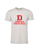 Deerfield HS Track and Field Logo Red - Tri-Blend Shirt