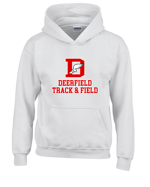 Deerfield HS Track and Field Logo Red - Unisex Hoodie