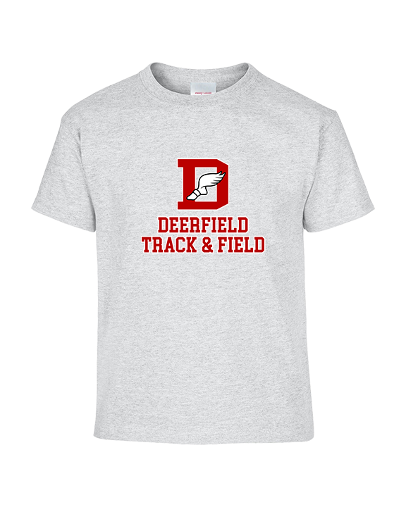 Deerfield HS Track and Field Logo Red - Youth Shirt