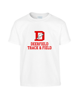 Deerfield HS Track and Field Logo Red - Youth Shirt