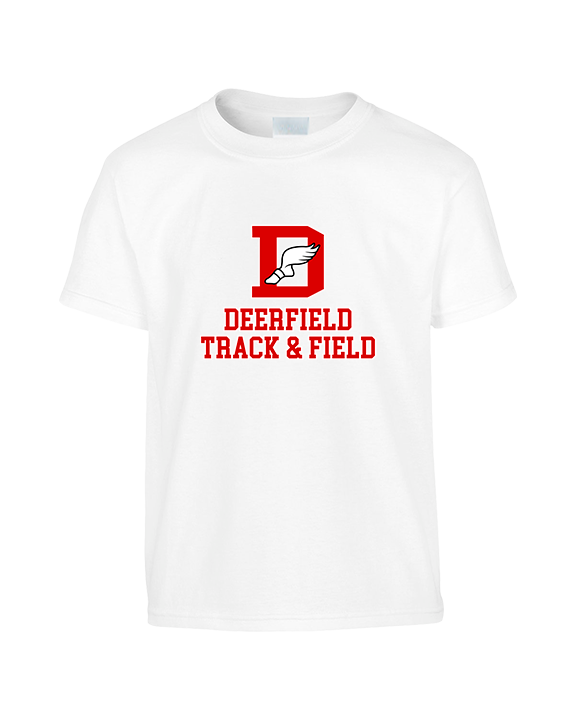 Deerfield HS Track and Field Logo Red - Youth Shirt