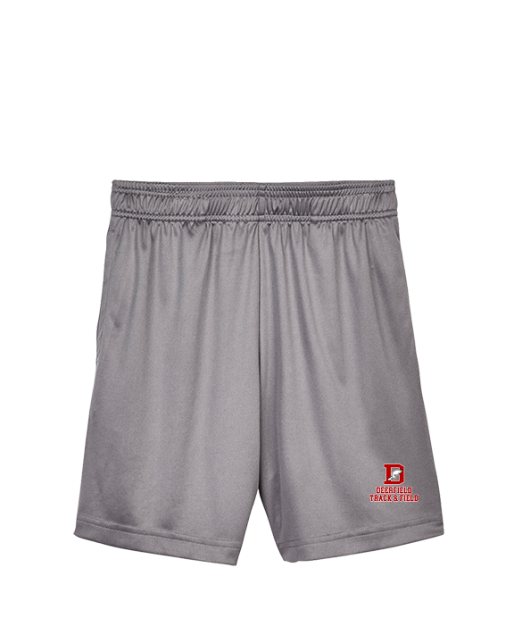 Deerfield HS Track and Field Logo Red - Youth Training Shorts