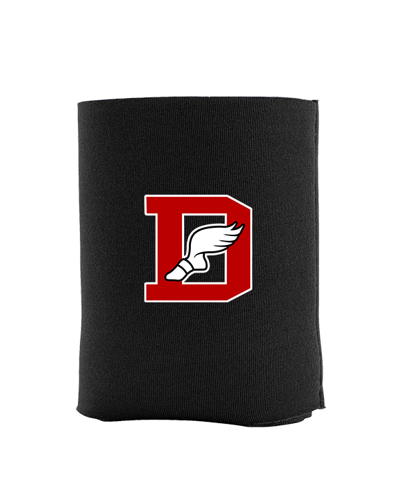 Deerfield HS Track and Field Logo Red D - Koozie