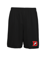Deerfield HS Track and Field Logo Red D - Mens 7inch Training Shorts