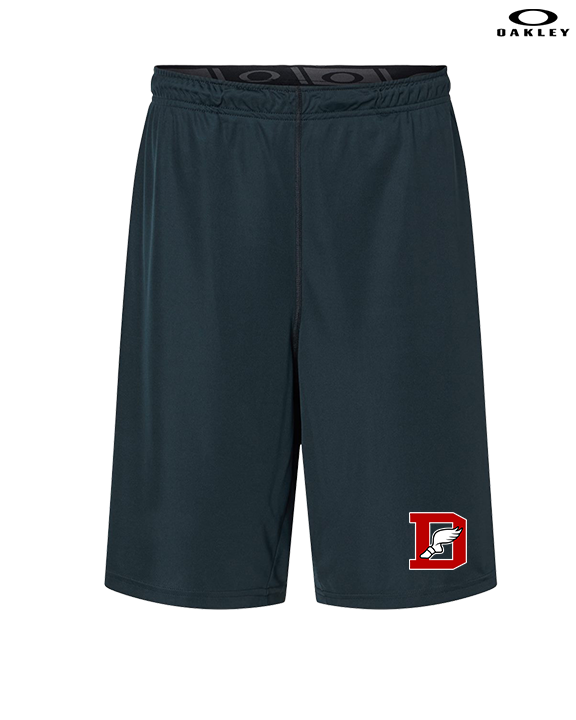 Deerfield HS Track and Field Logo Red D - Oakley Shorts