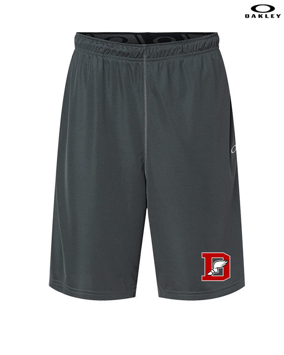 Deerfield HS Track and Field Logo Red D - Oakley Shorts