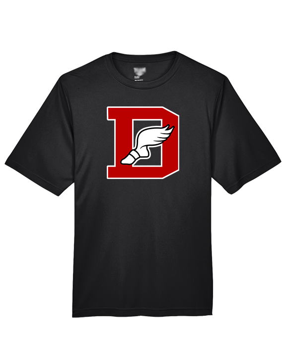 Deerfield HS Track and Field Logo Red D - Performance Shirt