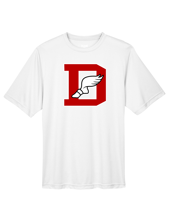 Deerfield HS Track and Field Logo Red D - Performance Shirt