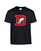 Deerfield HS Track and Field Logo Red D - Youth Shirt