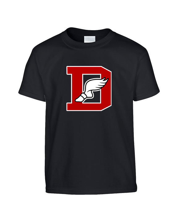 Deerfield HS Track and Field Logo Red D - Youth Shirt