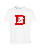 Deerfield HS Track and Field Logo Red D - Youth Shirt