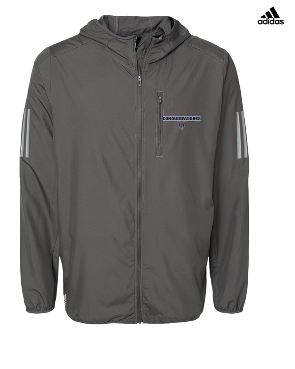 Del Valle HS Track and Field Border - Adidas Men's Windbreaker