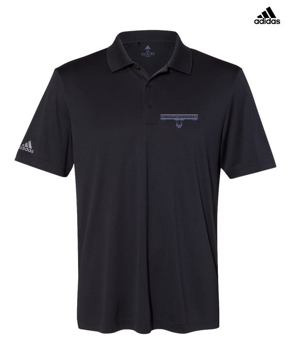 Del Valle HS Track and Field Border - Adidas Men's Performance Polo