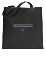 Del Valle HS Track and Field Border - Tote Bag
