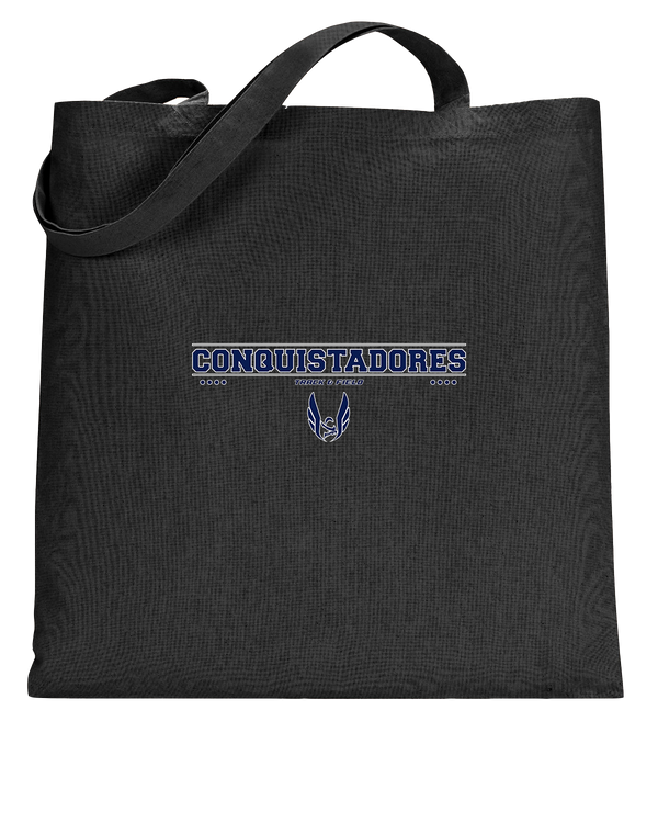 Del Valle HS Track and Field Border - Tote Bag