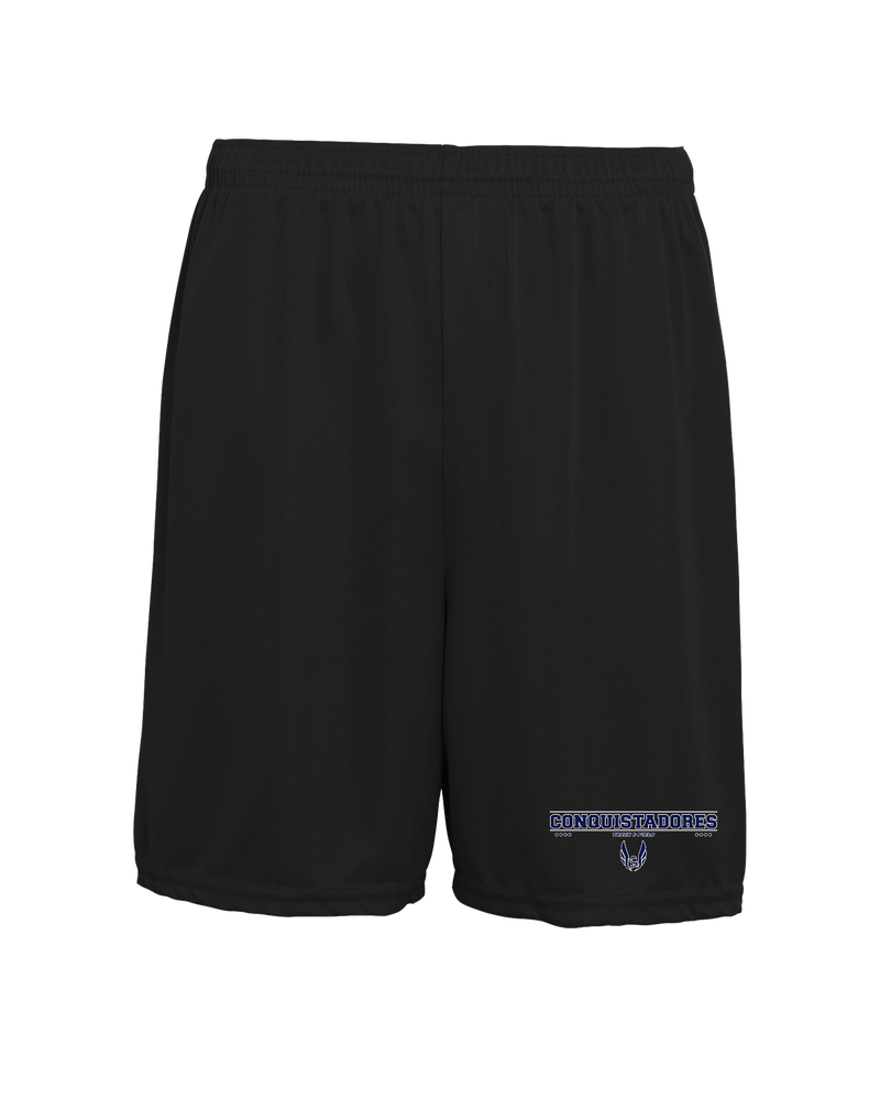 Del Valle HS Track and Field Border - 7 inch Training Shorts
