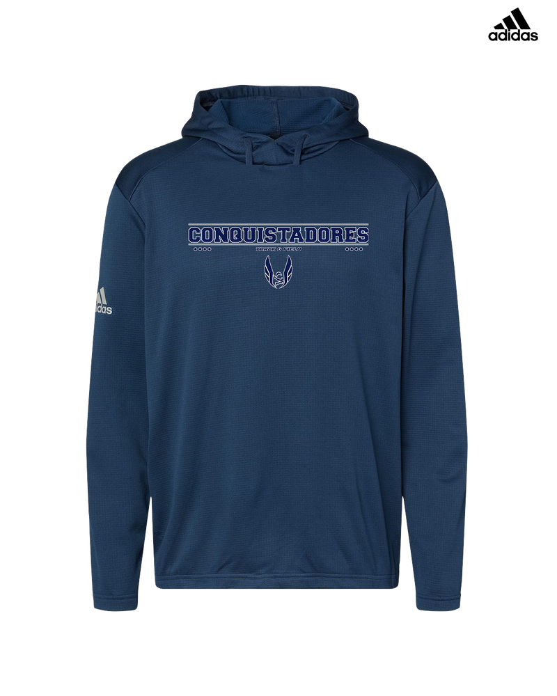Del Valle HS Track and Field Border - Adidas Men's Hooded Sweatshirt