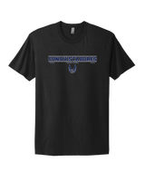 Del Valle HS Track and Field Border - Select Cotton T-Shirt