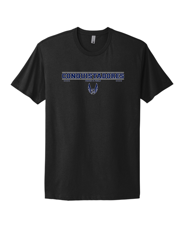Del Valle HS Track and Field Border - Select Cotton T-Shirt