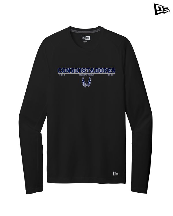 Del Valle HS Track and Field Border - New Era Long Sleeve Crew