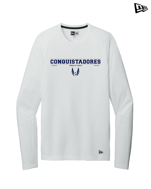 Del Valle HS Track and Field Border - New Era Long Sleeve Crew
