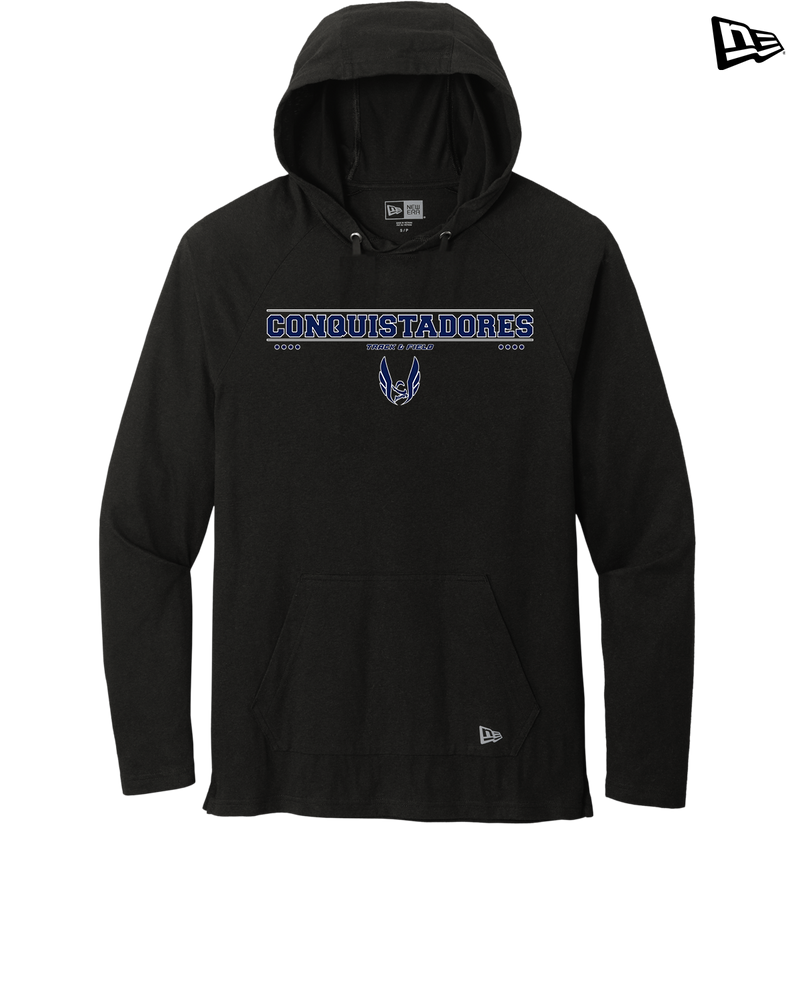 Del Valle HS Track and Field Border - New Era Tri Blend Hoodie