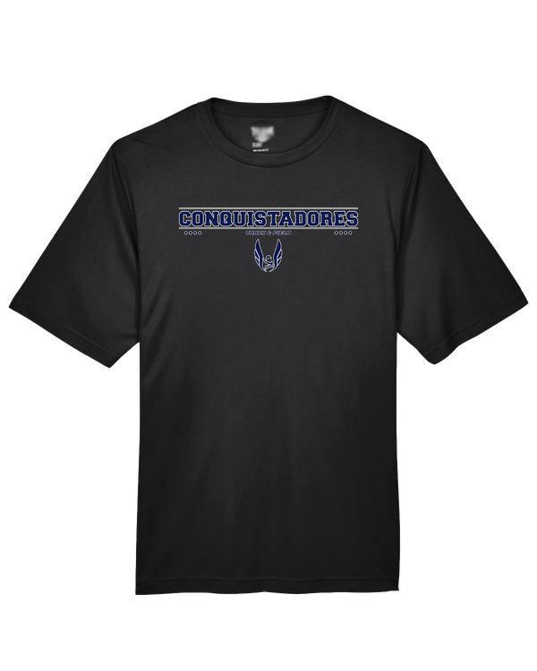 Del Valle HS Track and Field Border - Performance T-Shirt