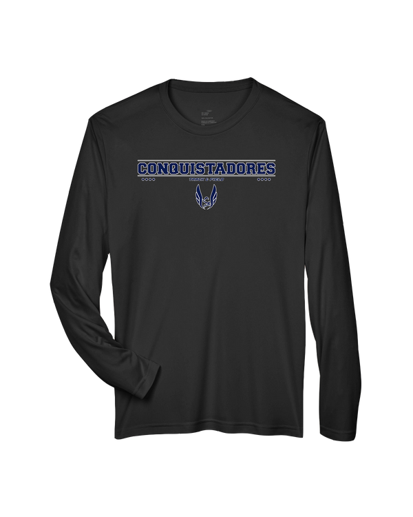 Del Valle HS Track and Field Border - Performance Long Sleeve