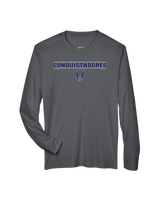 Del Valle HS Track and Field Border - Performance Long Sleeve