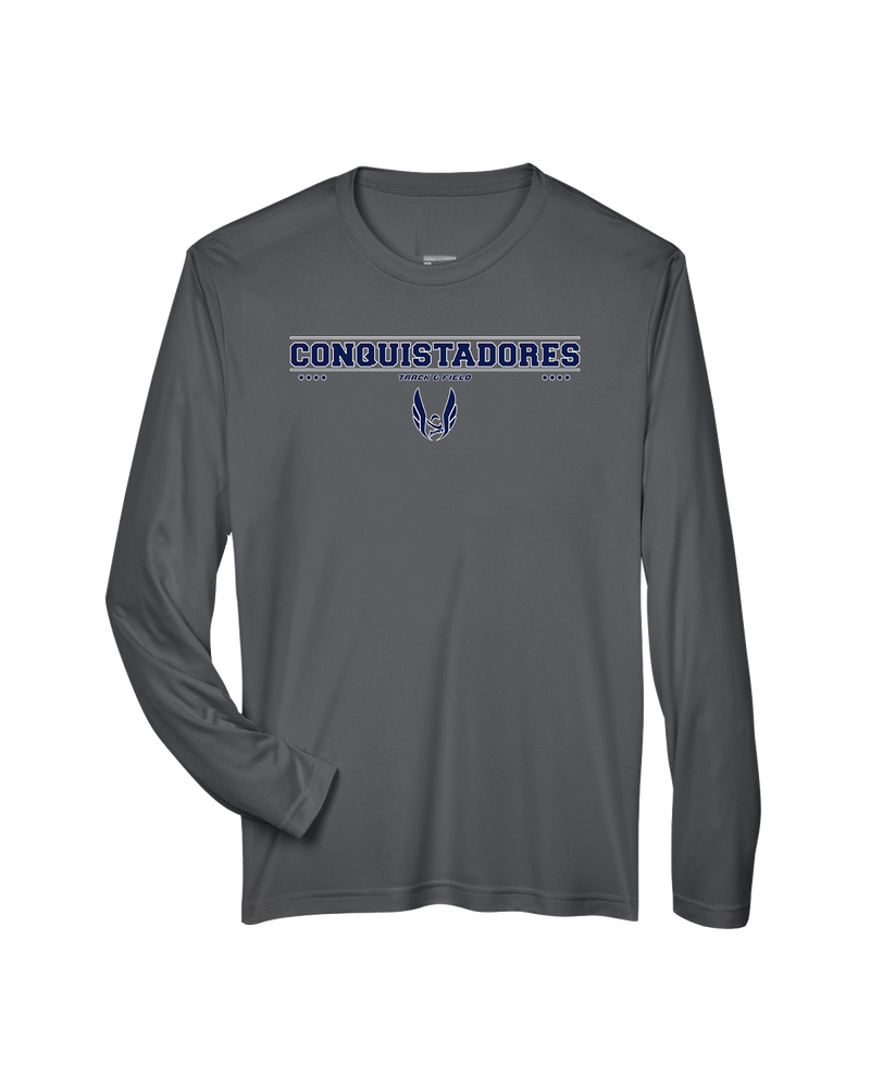 Del Valle HS Track and Field Border - Performance Long Sleeve