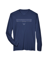 Del Valle HS Track and Field Border - Performance Long Sleeve