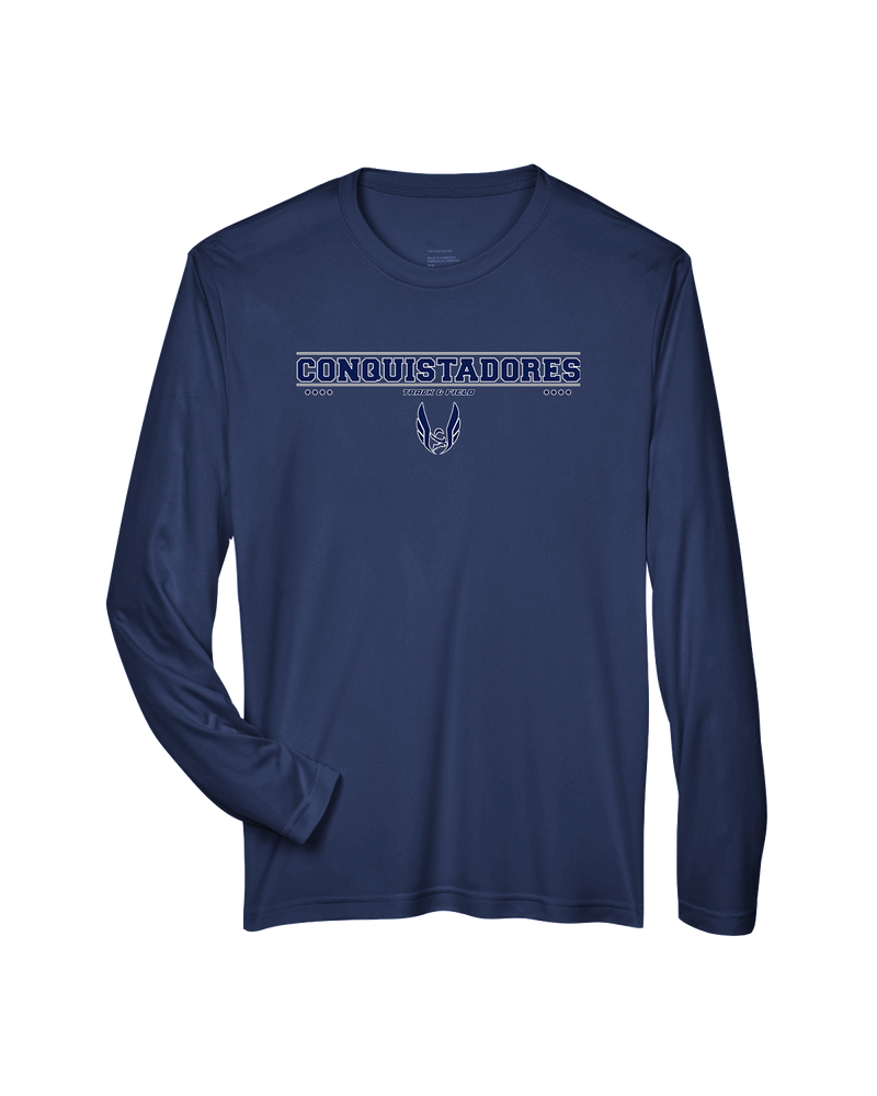 Del Valle HS Track and Field Border - Performance Long Sleeve