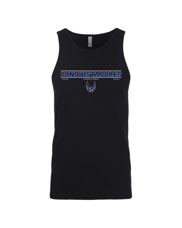 Del Valle HS Track and Field Border - Mens Tank Top