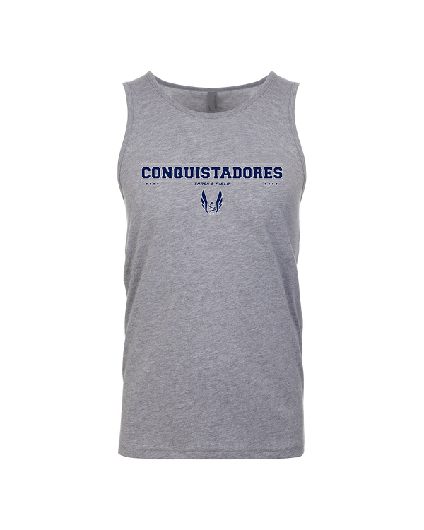 Del Valle HS Track and Field Border - Mens Tank Top