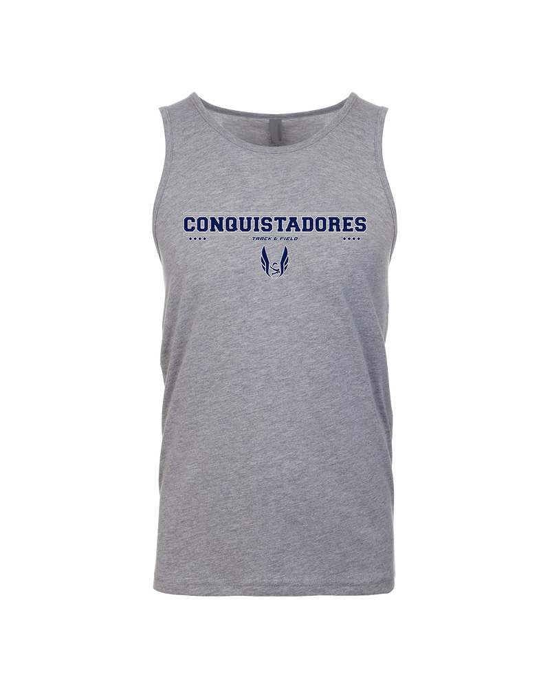 Del Valle HS Track and Field Border - Mens Tank Top