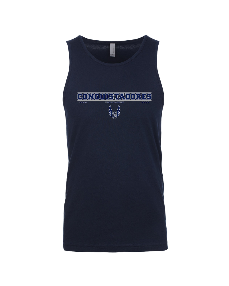 Del Valle HS Track and Field Border - Mens Tank Top
