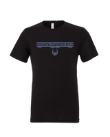 Del Valle HS Track and Field Border - Mens Tri Blend Shirt