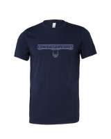 Del Valle HS Track and Field Border - Mens Tri Blend Shirt