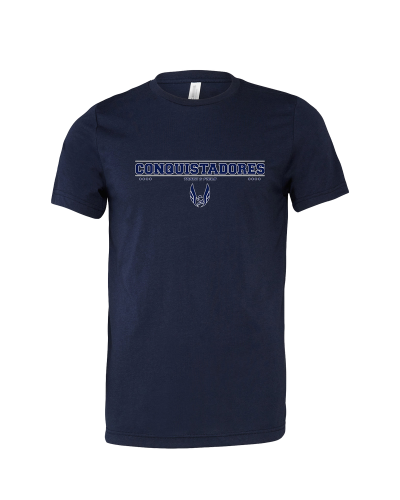 Del Valle HS Track and Field Border - Mens Tri Blend Shirt