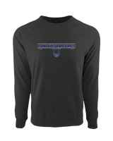 Del Valle HS Track and Field Border - Crewneck Sweatshirt