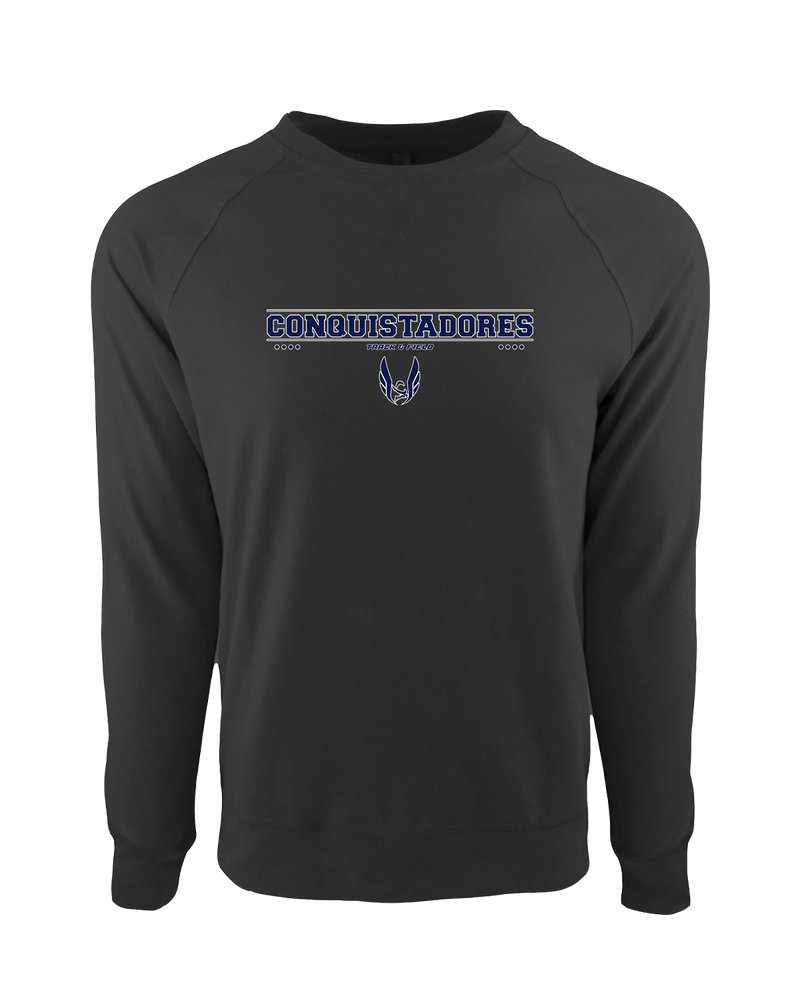 Del Valle HS Track and Field Border - Crewneck Sweatshirt