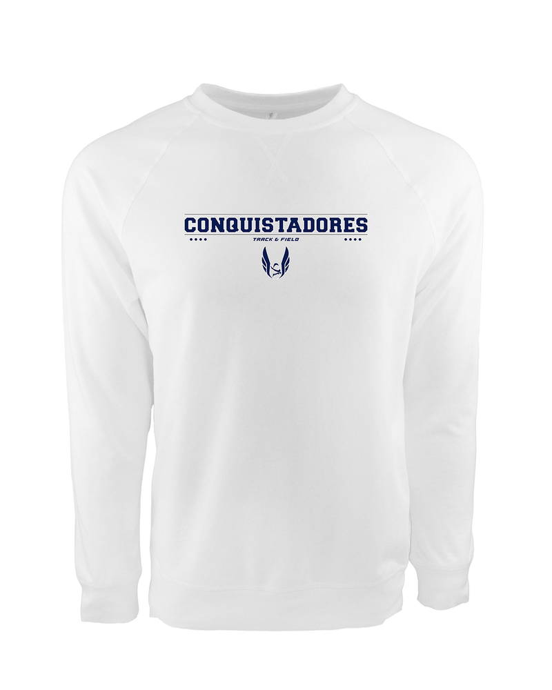 Del Valle HS Track and Field Border - Crewneck Sweatshirt