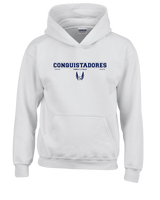 Del Valle HS Track and Field Border - Cotton Hoodie