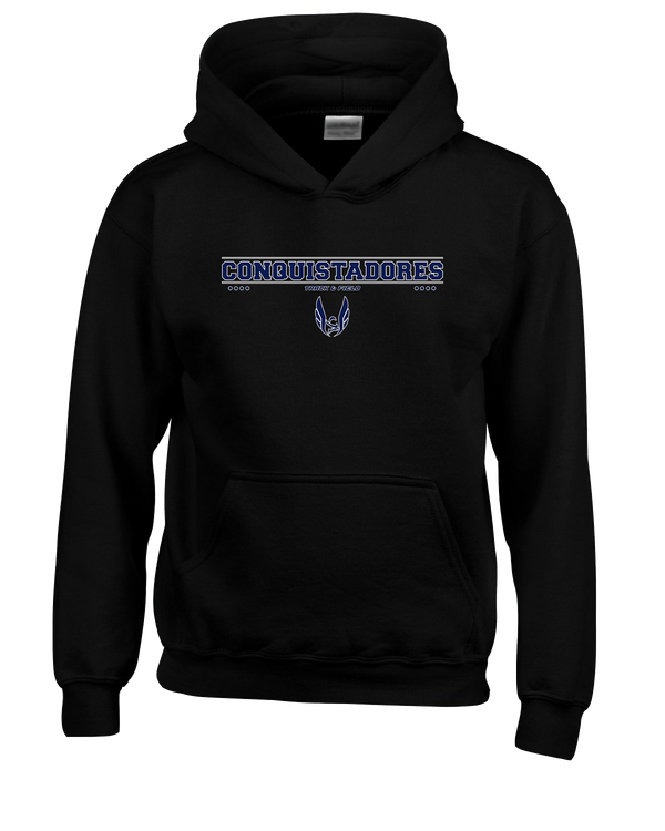 Del Valle HS Track and Field Border - Youth Hoodie