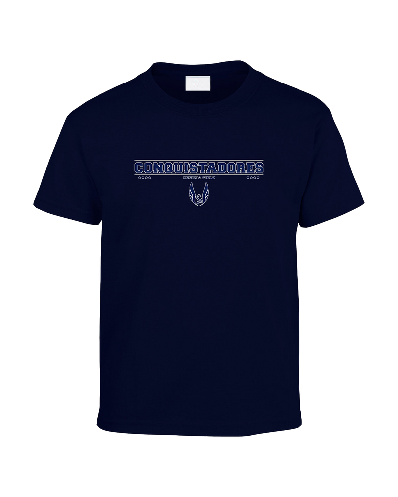 Del Valle HS Track and Field Border - Youth T-Shirt