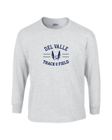 Del Valle HS Track and Field Curve - Mens Basic Cotton Long Sleeve