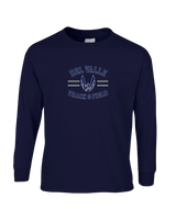 Del Valle HS Track and Field Curve - Mens Basic Cotton Long Sleeve