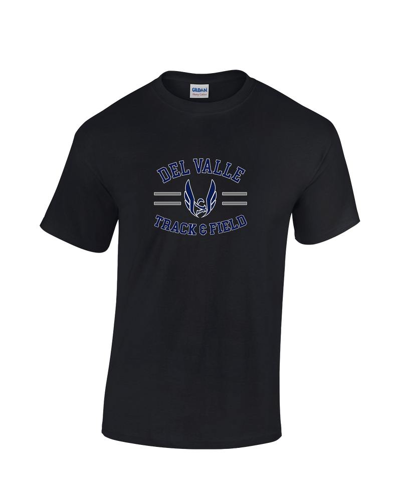 Del Valle HS Track and Field Curve - Cotton T-Shirt