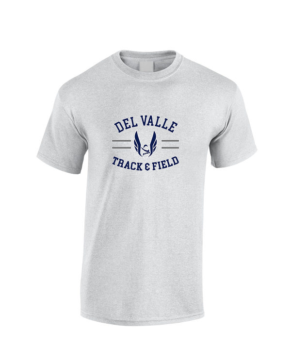Del Valle HS Track and Field Curve - Cotton T-Shirt