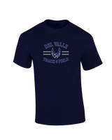 Del Valle HS Track and Field Curve - Cotton T-Shirt